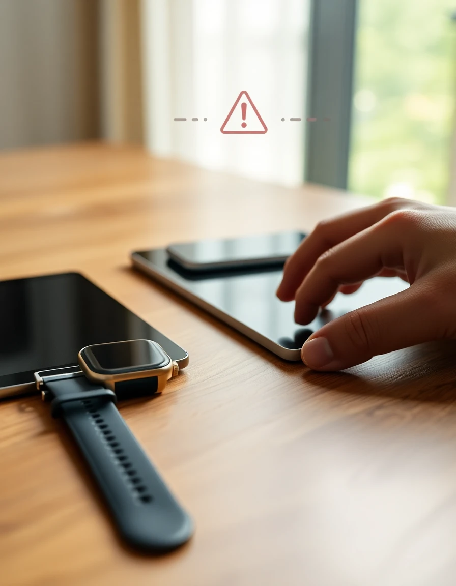 5 erros ao sincronizar smartwatch com tablet capa