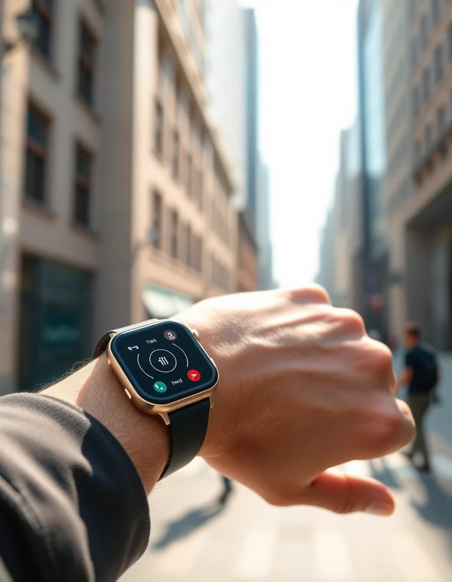 Smartwatch com chamadas de voz funciona bem capa