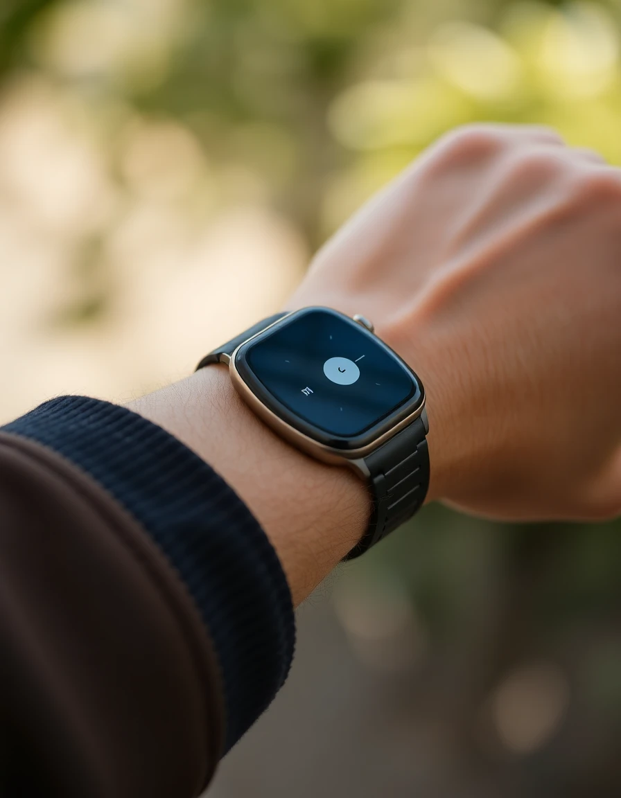 Smartwatch com modo escuro economiza bateria mesmo capa