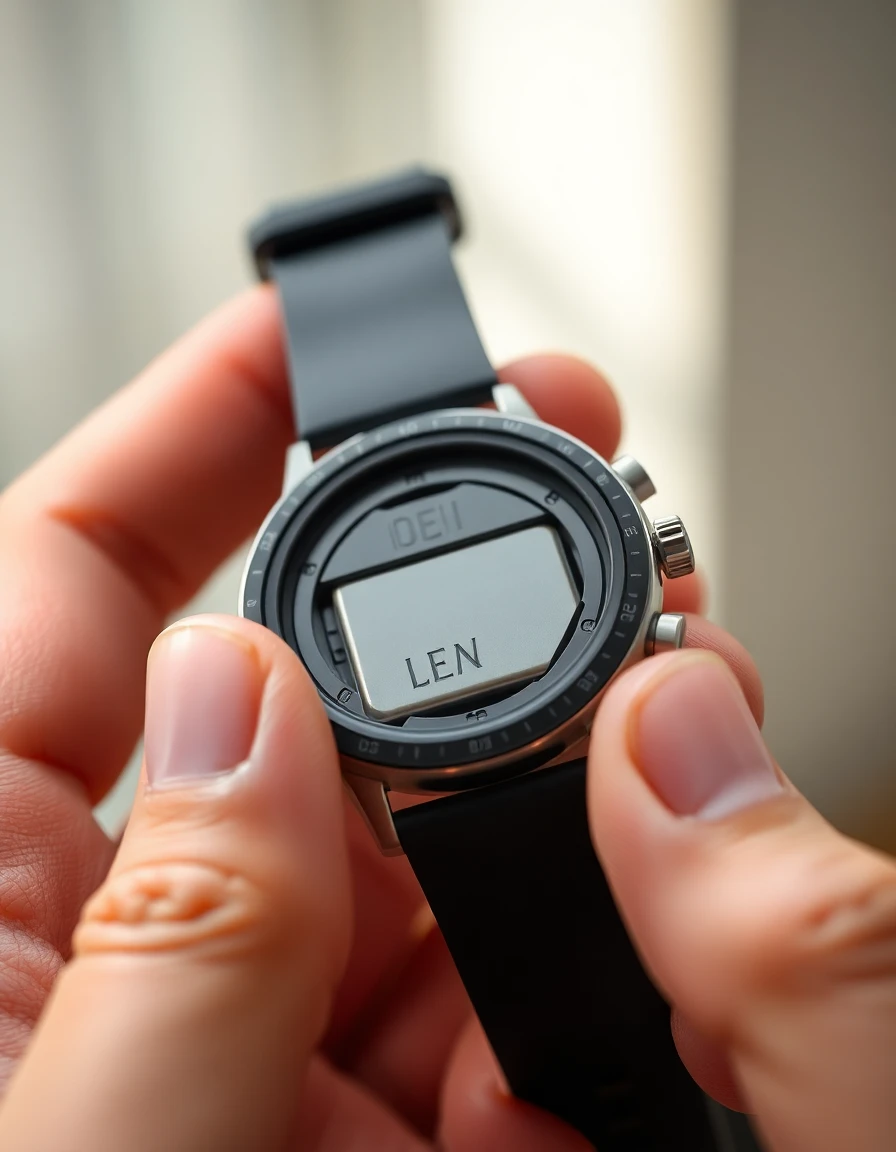 Smartwatch com bateria removivel ainda existe capa